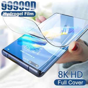 Film di idrogel a copertura completa per Huawei P30 P40 Pro P50 P20 Lite Screen Protector per Huawei Mate 20 30 Lite 40 Pro Not Glass