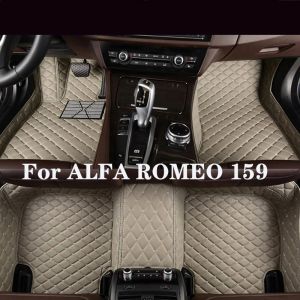 Full Surround Custom Leather Car Floor Mat For ALFA ROMEO 159 2006-2012 (Model Year) Car Interior Auto Parts