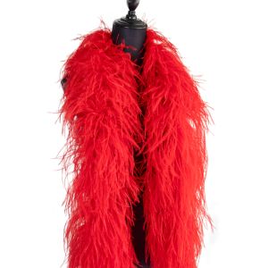 1 2 3 4 6 Ply Natural Ostrich Feather Boa 2 Meters Ostrich Feathers Scarf Decor Carnival Dresses Clothing Plumes Shawl Crafts