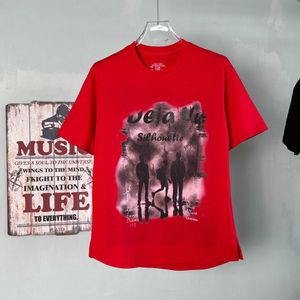 Bequemer, lässiger, modischer, jugendlicher, hübscher, trendiger Rundhalspullover aus reiner Baumwolle, Unisex-Kurzarm-T-Shirt mit Aufdruck