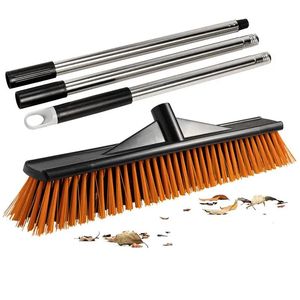 Hard Brestle Broom Scrubing Floor Broom Dusch Cleaning Brush Deck Scrub Brush Grout Brush For Garage Swimming Pools Balkonger 240329