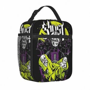 Ghost B.C. Heavy Metal Isolated Lunch Bags Cooler Bag Meal Ctainer Portable Tote Lunch Box Girl Boy School Travel J1HL#