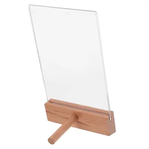 Decorative Plates Po Frames Display Stand For Diploma Tabletop Holder Certificate Signage Acrylic Pocard