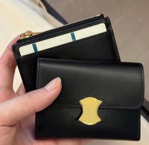 Women Luxury CardHolder Designer Wallet card Coin Purses cowhide Leather fashion Key pouch mens Card Holders zippy purses chain money Wallets keychain