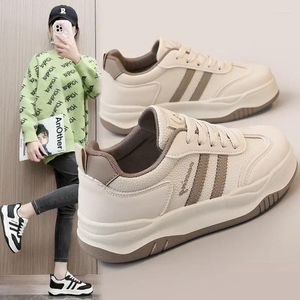Casual Shoes 2024 Spring And Summer Color Matching Thick Soles Increase Leisure Low-rise Women's Street Beat Tide