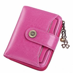 Sendefn Women Short Wallet Small Fi Leather Purse Ladies Card Bag For Women Clutch Female Purse Mey Clip Wallet 5185 V6YM#