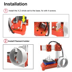 Easythreed K7 Mini Desktop 3D Printer 100x100x100 мм нет нагрева