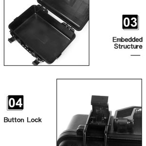 Skrzynka narzędziowa Pelican Eque Sprzęt Plastikowy zestaw narzędzi do mechaniki Wodoodporne twarde walizki narzędzia do przechowywania