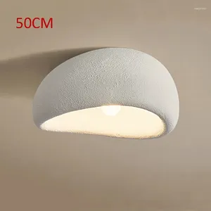 Luzes de teto 50cm estilo moderno luz nórdico minimalista comercial decoração para casa branco cinza conduziu a lâmpada do quarto yx456tb