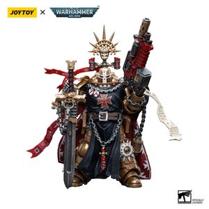 IN STOCK JOYTOY 1/18 Action Figure Black Templars High Marshal Helbrecht Collection Military Model 240328