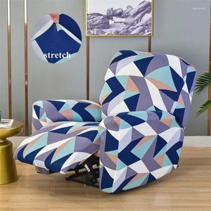 Chair Covers Printed Recliner Sofa Cover For Living Room Stretch Elastic Reclining Lazy Boy Relax Armchair Protector Slipcovers