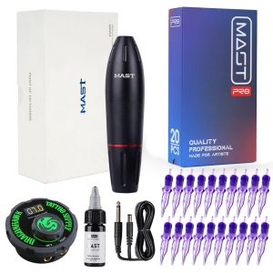 Machine Professional Tattoo Pen Hine Mast Tattoo K2 Make -up Rotary Tattoo Hine Set für Patronennadeln Tattoo Vorräte