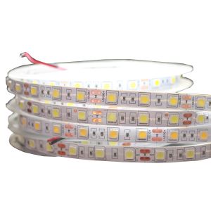 12V 24V 5050 LED -stripband Belysning STRAPE RGB Flexibelt ljus 60LED/M, 5M 300LED, VIT, VARM VIT NEUTRAL VIT BLÅ, GRÖN, RÖD,