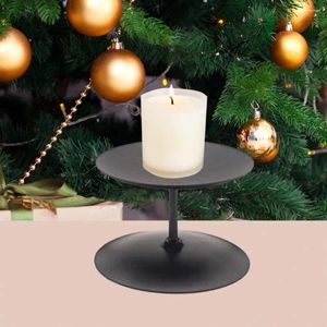 Portacandele Portacandele semplice ed elegante con struttura solida in metallo, set per feste natalizie domestiche