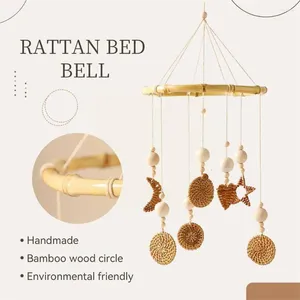 Piatti decorativi Sonaglio per bambini Giocattolo Carillon Letto Campana Appeso per la casa Porta giocattoli Regalo per neonati Braccio culla Staffa mobile Decor L8T2