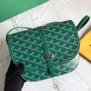 Unisex mode messenger handväska enkel spänne påsar designer väskor belvedere axelväska y-formad justerbar axelband klaff crossbody väska