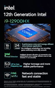 Firebat T6A-X da 16 pollici Intel I9-12900HX RTX 4060 DDR5 32G RAM M.2 1TB SSD 240Hz 2,5K Wifi6 BT5.1 Gamer Gamer Notebook Laptop