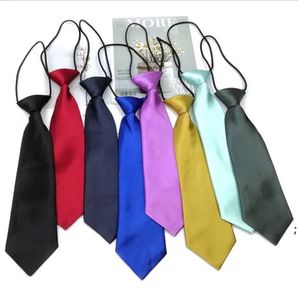Vorgebundene Krawatten aus Polyester, Krawatte für Jungen, formell, elastisch, RRA11989, Riemen Ueuha