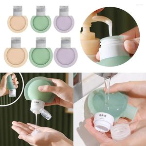 Lagringsflaskor Squeeze Silicone Refillable Portable 60 ml/90 ml Duschgel Lotion Bottle Container El