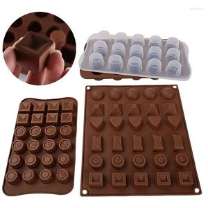 Baking Moulds Aomily Sugarcraft Multiple Shaped Silicone Mold Fondant Cake Decorating Tools Chocolate Pudding Cookies Mould Candy Mousse