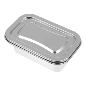 Bowls Stainless Steel Containers Lids Ice Cream Box Kitchen Utensils Household Case Freezer Keeper