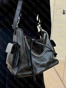 24SS NY LOCOMOTIVE PAG LL10A Mirror Quality Single Shoulder Bag Luxury Leather Crossbody Bag unisex Fashion Chain Bag Utsökt förpackning Gratis frakt