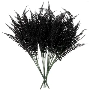 Dekorativa blommor 4 PCS Imitation Plants Artificial Realistic Livselike Faux Plastic Party Ferns Fake For Garden Home Wedding Decoration