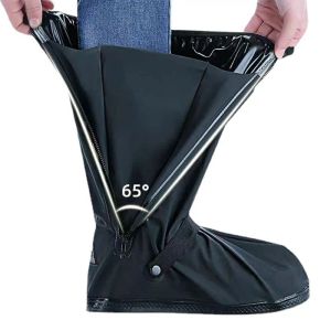 Scarpe da cavalletto impermeabile copri stivali da pioggia a pioggia motociclecolo Copri stivali indossabili senza slip overshoes Outdoor Travel