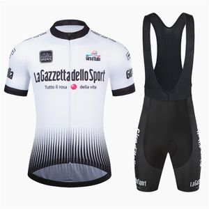 Tour De Italy D'ITALIA Pro Anti-UV Cycling Jersey Set Mountian Bicycle Cycling Sportswear MTB Bike Cycling Clothing Suit For Men