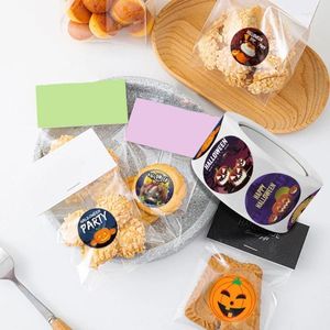 Confezione regalo 500 etichette per confezioni di Halloween Sigillatura autoadesiva