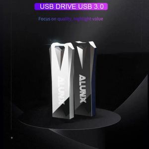 ALUNX USB 3.0 Pendrive 64Gb Memory Stick 32Gb 4Gb Metal Usb Flash Drive 128Gb Pen Drive 64 Gb 8Gb Usb Stick 16 Gb