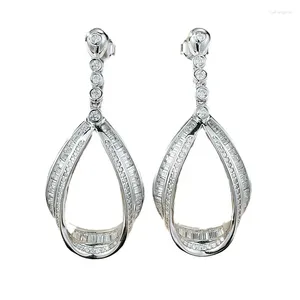 Серьги-гвоздики S925 Серебро Модные и элегантные универсальные ювелирные изделия из сережек