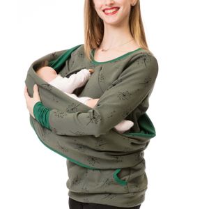 Winter Pregnancy Women Pregnant Sweatershirt Maternity For Breastfeeding Pregnancy Pregnant Clothes Pullover Pouch Carrier Tops