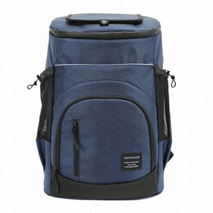 Grande Capacidade 33l Saco de Geladeira 36 Latas de Cerveja Cooler Mochila Geladeira Portátil Saco de Piquenique Térmica Food Cooler Ice Pack G3ZA #