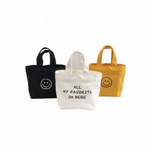 1 PC-koreanische Art-Lächeln-Gesicht Mini-Shop-Tasche für Frauen Fi Mobile Phe Bag Lady Geldbörse Kleine beiläufige Handtasche m3Ov #