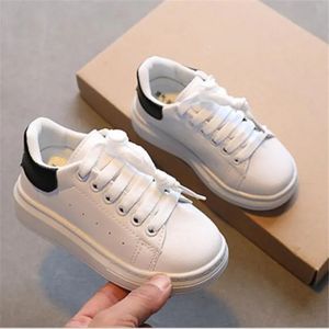 Barns vita skor mode antislip barn flickor pojkar atletiska skor lätt andningsbar barn avslappnade sneakers