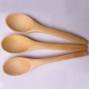 Colheres agitador natural utensílios de mesa café colher de chá ferramenta de catering utensílio chinês colher de cozinha sopa de madeira