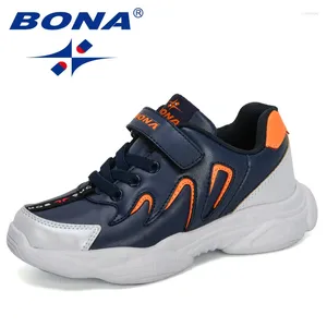 Casual Shoes BONA 2024 Designers Boys Girls Fashion Sneakers Kids Trainers Children School Sport Running Footwear