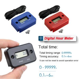 Wasserdichtes LCD -Display digitaler Stunden Meter Induktiver Timer für Fahrradmotorrad ATV Schneemobile Marine Motor Benzinmotor