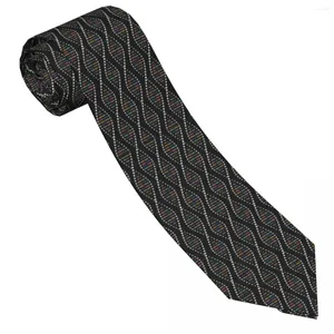 Gravatas masculinas gravata dna química pescoço diversão ciência clássico elegante colar impresso cosplay festa grande qualidade gravata acessórios