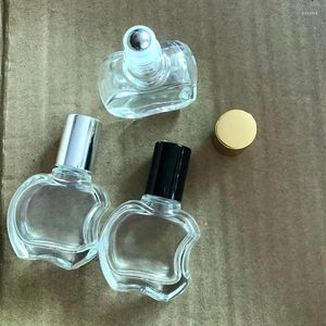 Bottiglie di stoccaggio 10/20/30 pz 8 ml Vuota Bottiglia di Profumo di Olio Essenziale Sfera di Rullo di Vetro Trasparente Roll On Durevole per Il Viaggio Contenitore Cosmetico