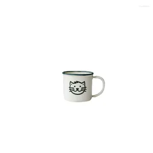 Mugs Creative Enamel Unbreakable Outdoor Travel Water Cups Beer Camping Bonfire Party Picnic Kupa Bardak Gifts