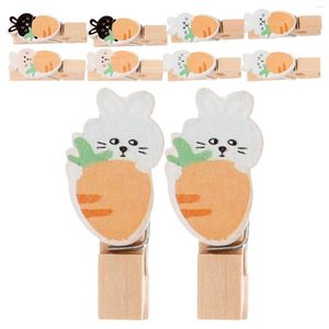 Frames 10 Pcs Carrot Clip Small Craft Clips Colored Clothespins Animal Wood Easter Po For Pos Simple