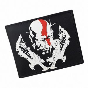 pvc God of War Wallet Short Purse with Coin Pocket Gift for Boys Wholesale u2lD#