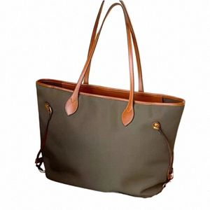 Ny lyxdesigner Classic stor kapacitet handväska Fable High Quality Leather Shop Bag axelväska W7WR#