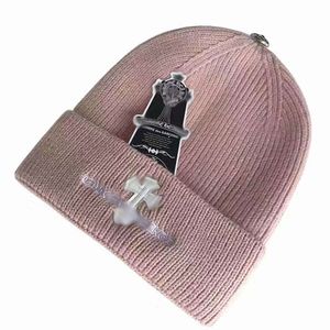 Designer Hut Luxus Beanie Wintermütze Männer Frauen Hüte Marke Chr Warme Motorhaube Sanskrit Hufeisenherzen Kopfbedeckung Casquette Weibliche Wolle Kaschmir Strickmützen W0KK