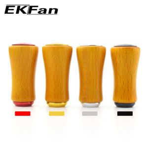 Reels EKFan Fishing Reel Handle Wooden Knob Fishing Reels Component Part Fish For DAI&SHI Tackle Equipment Accessory