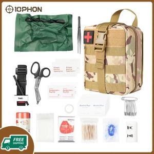 Survival Outdoor Survival First Aid Kit Military Survival Full Set of Emergency Kit Trauma Bag Camping Hiking Hunting Essential Supplies