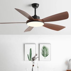 56 Inch Fan Llights Restaurant Living Room Modern Simplicity Mute DC Remote Control With Fan Chandelier 110V 220V