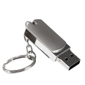 Вращаемый металлический USB -накопитель для автомобильной музыкальной ручки 64 ГБ